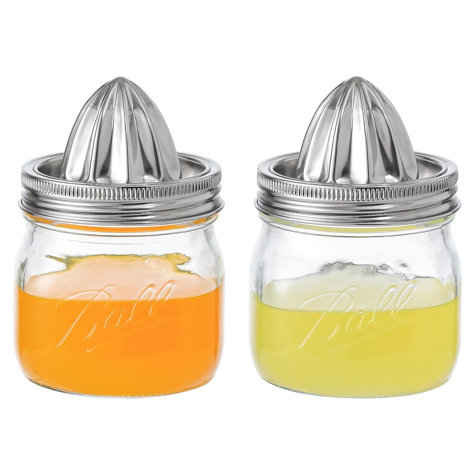 Exprimidor Manual de Limón Hyperspace + Tarros de Cristal 473 ml