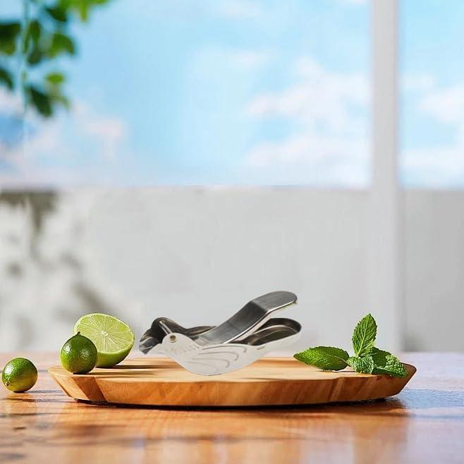 Exprimidor Manual de Acero Inoxidable MayFancy en Forma de Pájaro