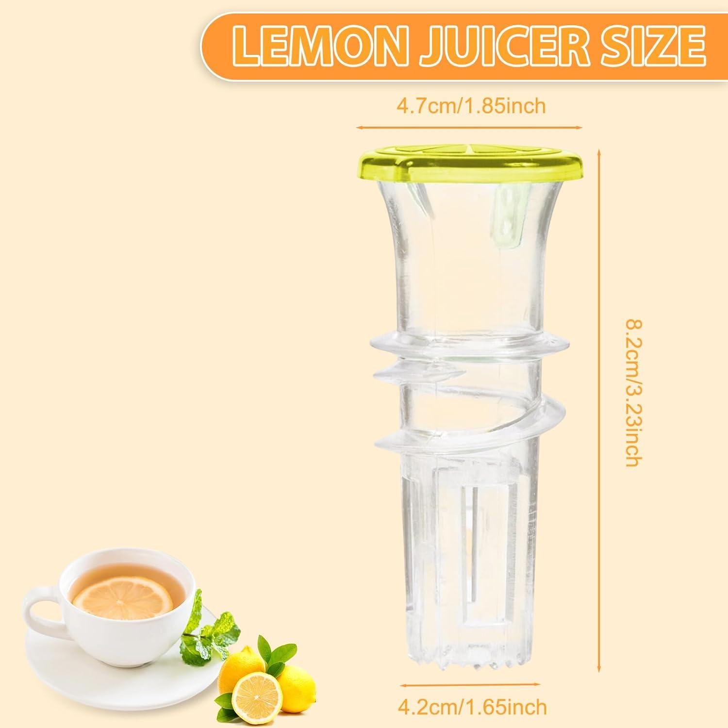 Exprimidor de Limón Manual Rexibuz Compacto 2 Unidades Verde Amarillo