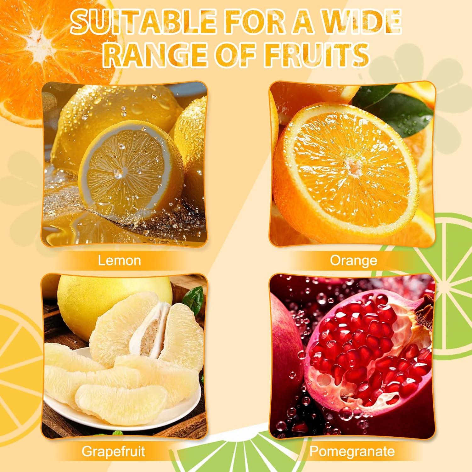 Exprimidor de Limón Manual Rexibuz Compacto 2 Unidades Verde Amarillo