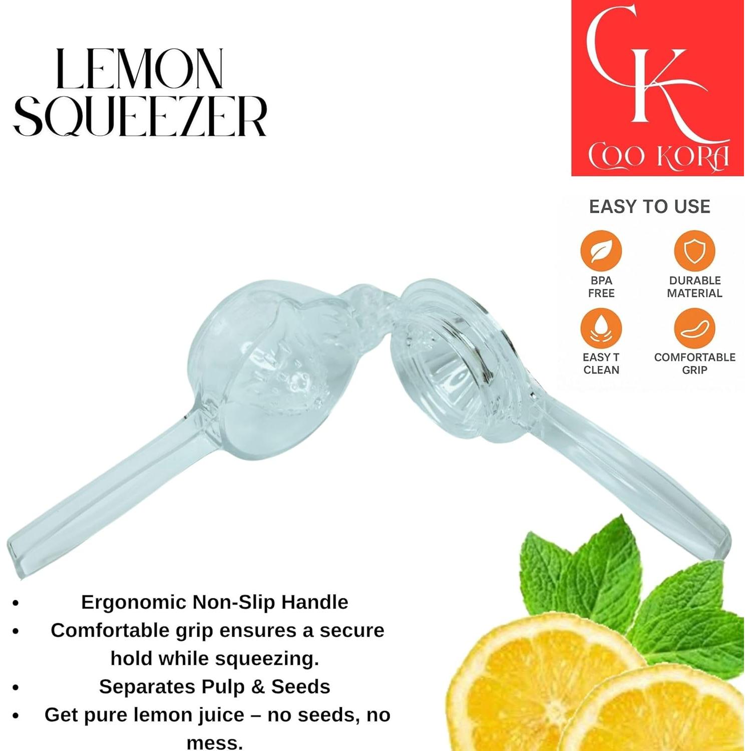 Exprimidor de Limón Manual COO KORA Transparente 121.9g