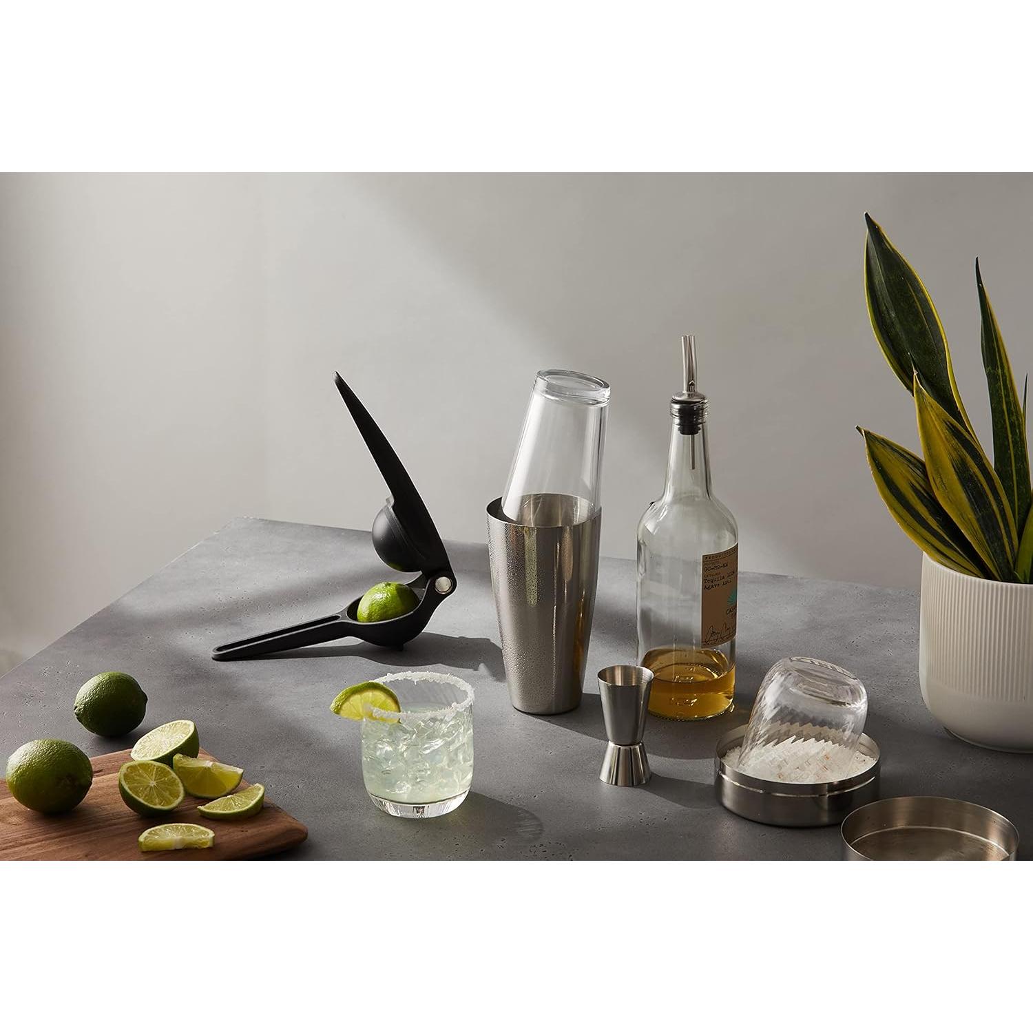 Exprimidor Manual de Cítricos Houdini - Acero Inoxidable Negro