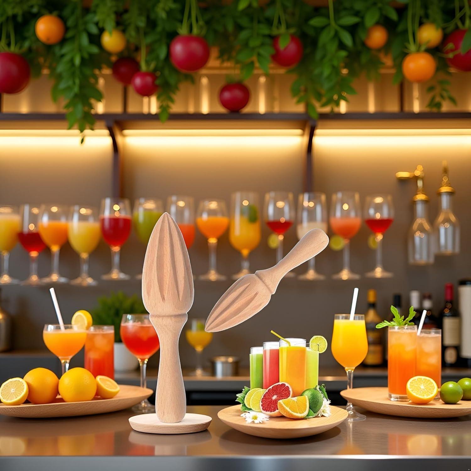 Exprimidor de Cítricos de Madera Jizlan Manual 0.009 kg