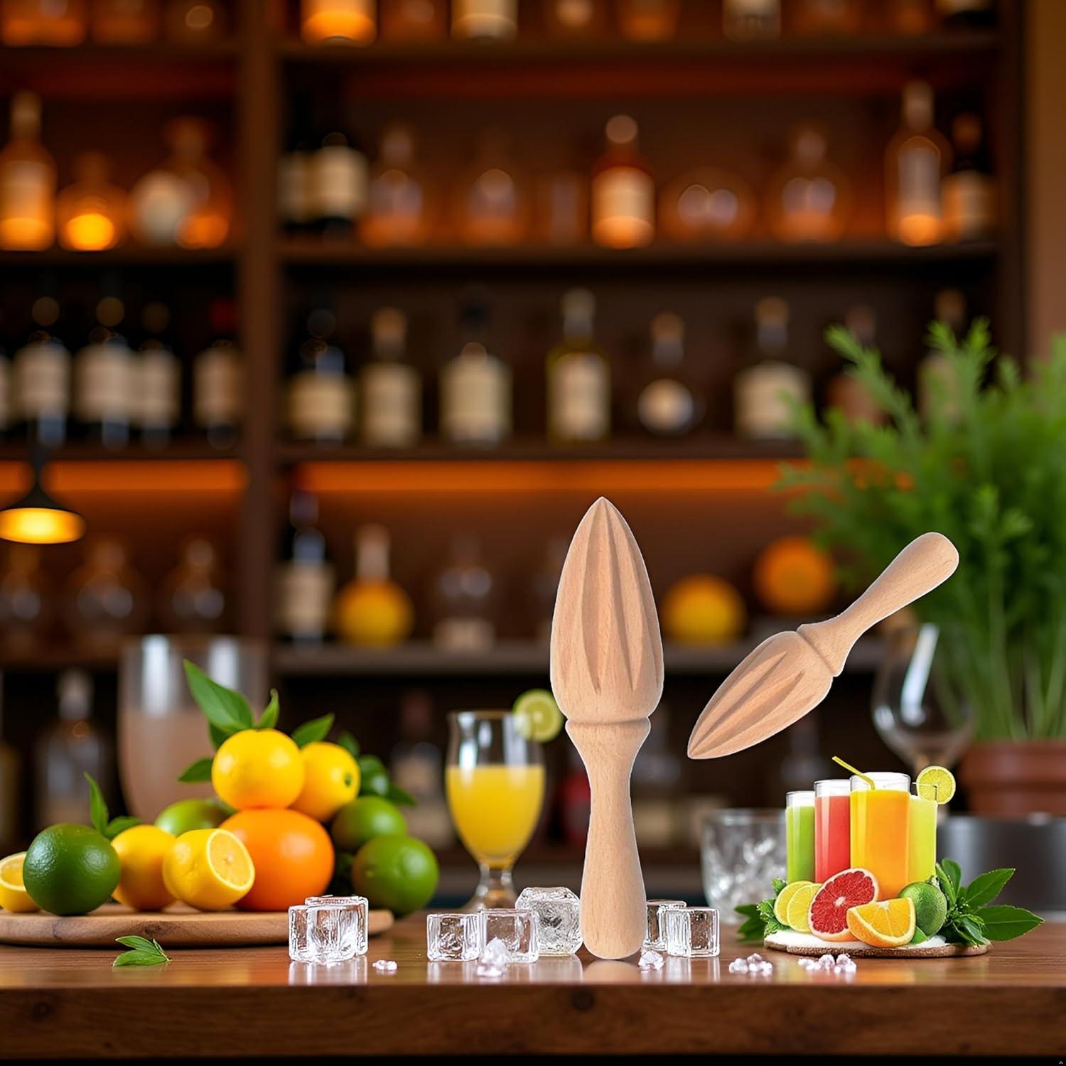 Exprimidor de Cítricos de Madera Jizlan Manual 0.009 kg