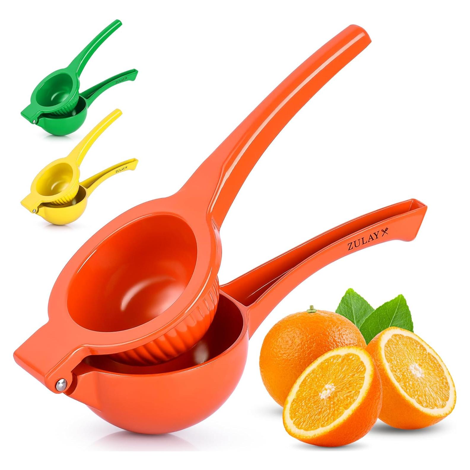 Exprimidor Manual de Cítricos Zulay Kitchen Naranja 0.5L