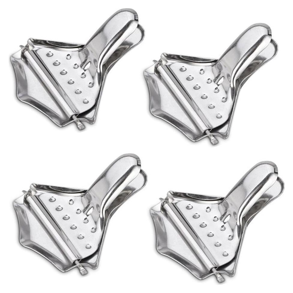 Exprimidor Manual de Cítricos TIYOORTA 4 Piezas Acero Inoxidable