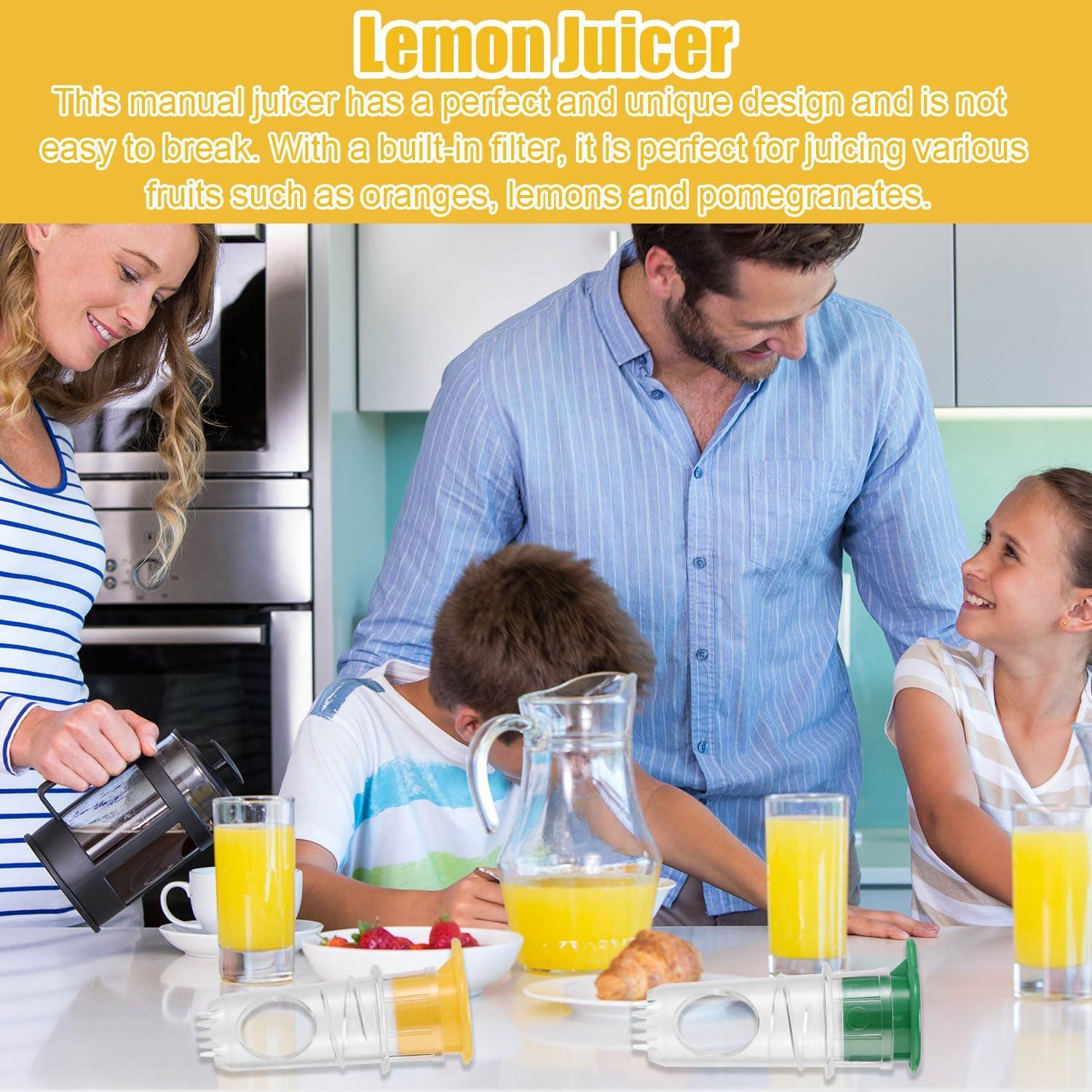 Exprimidor de Limón Manual Lyreh X10202 - 2 Piezas con Filtro