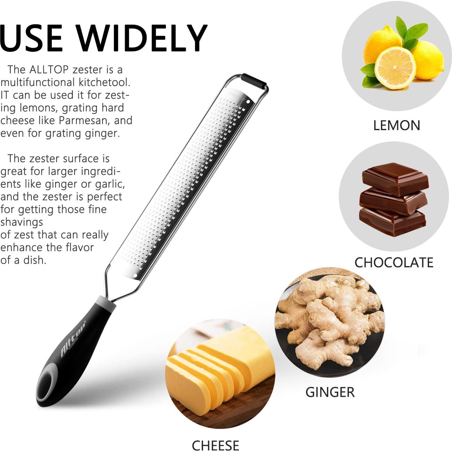 Rallador de Limón ALLTOP Acero Inoxidable 36.3 cm Ergonómico