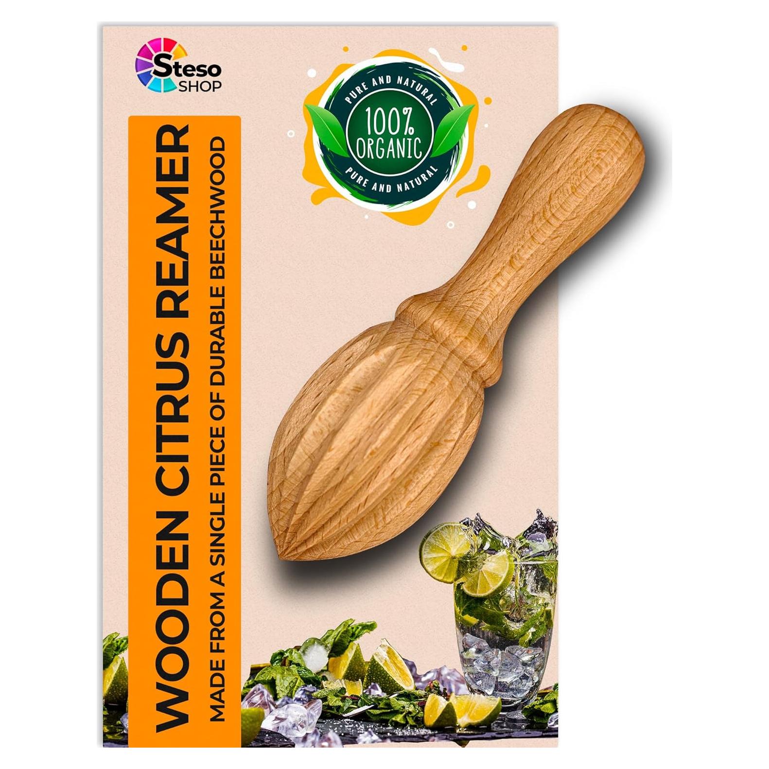 Exprimidor Manual de Cítricos StesoSHOP - Madera de Haya