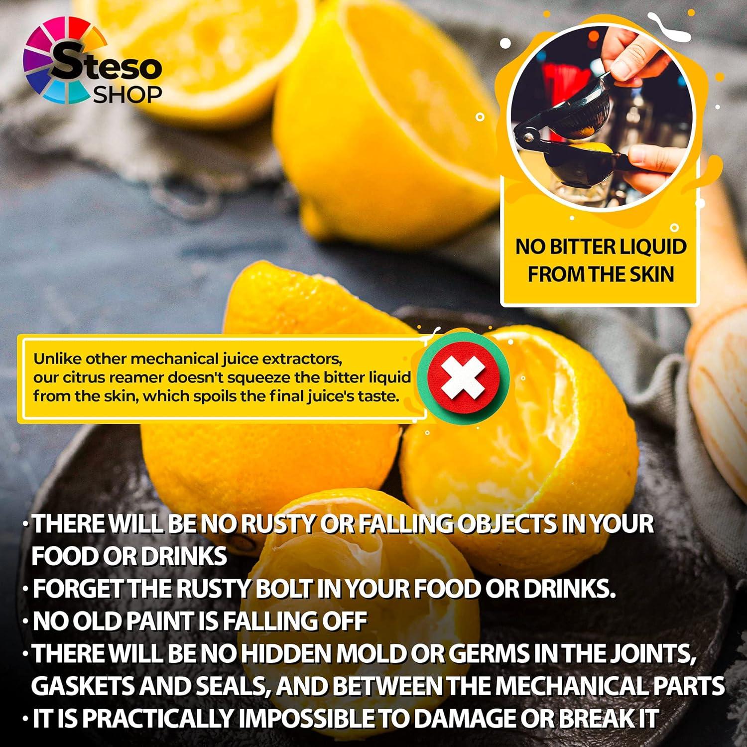 Exprimidor Manual de Cítricos StesoSHOP - Madera de Haya