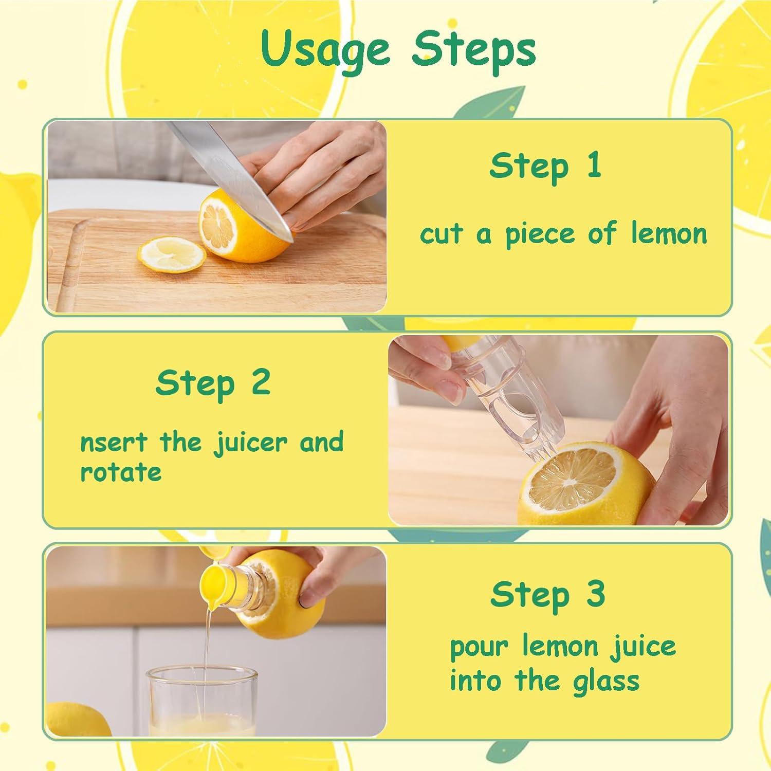 Exprimidor Manual Compacto ONRSV Mini para Limón y Lima