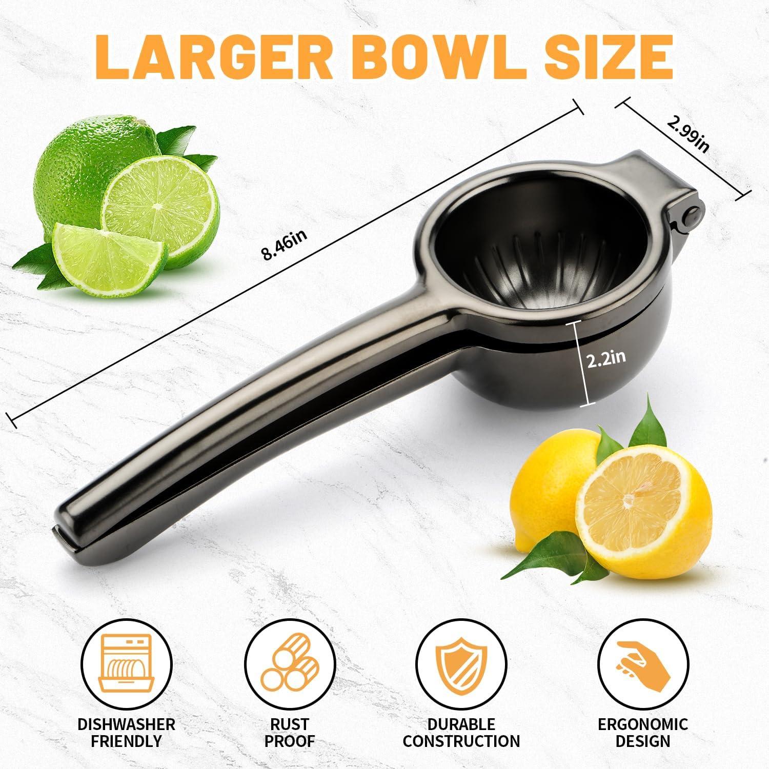 Exprimidor de Limón AGIgear KP3011 Acero Inoxidable Gris