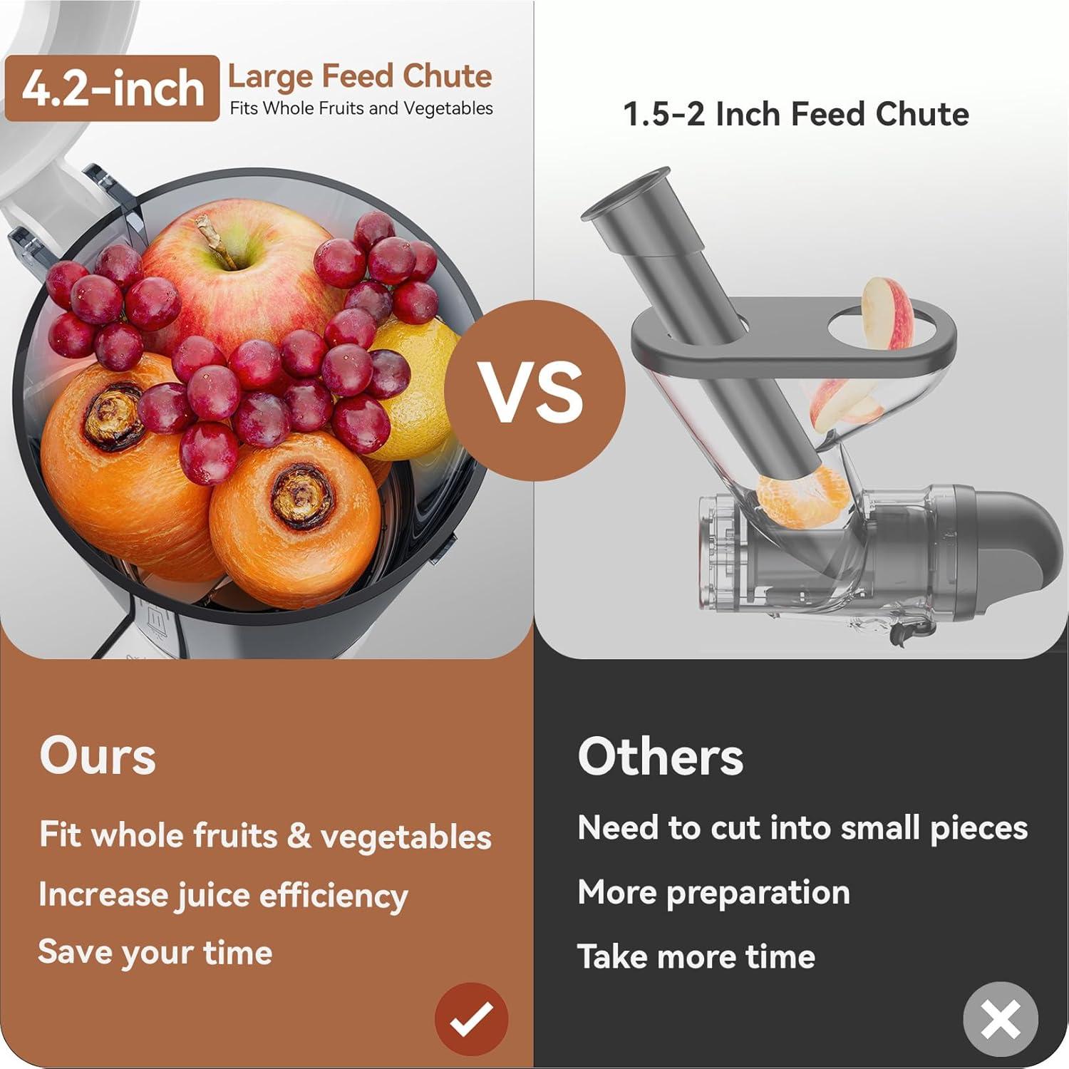 Accesorio exprimidor masticador KITCHTREE para KitchenAid 10.7 cm