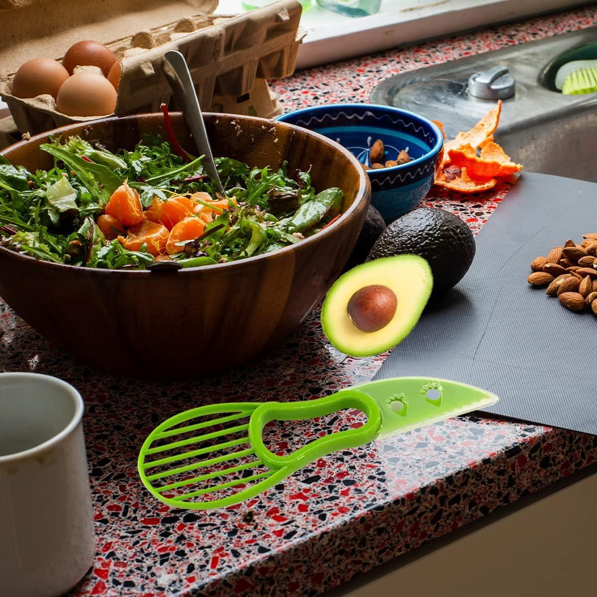 Cortador y Deshuesador de Aguacate HLCM 3 en 1 Verde - 2 Piezas