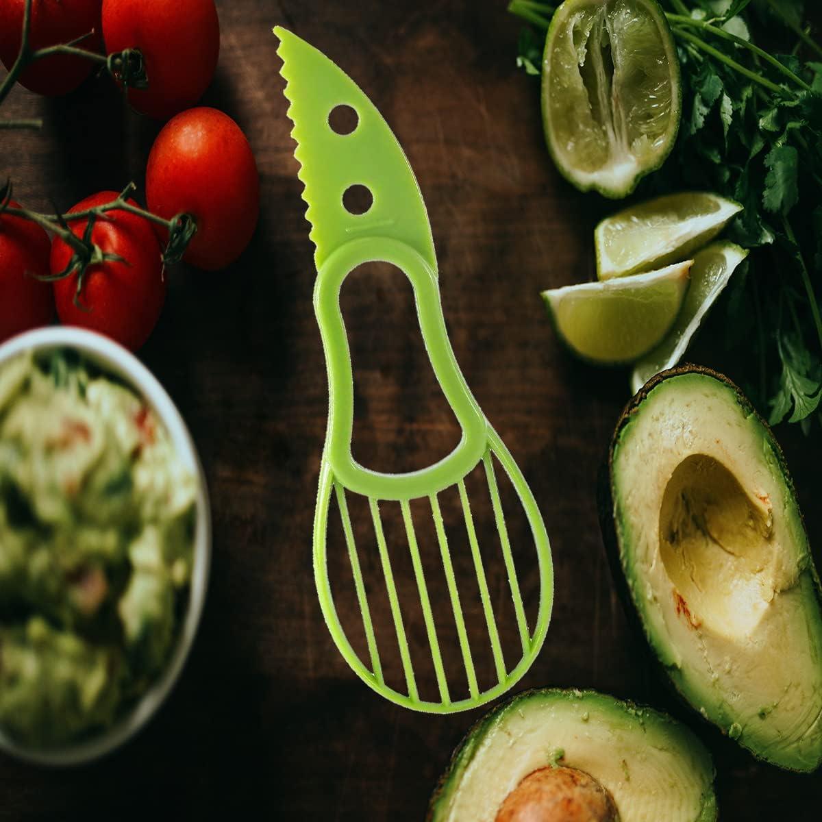 Cortador y Deshuesador de Aguacate HLCM 3 en 1 Verde - 2 Piezas