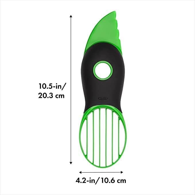 Cortador de Aguacate OXO Good Grips 3 en 1 - Verde y Negro
