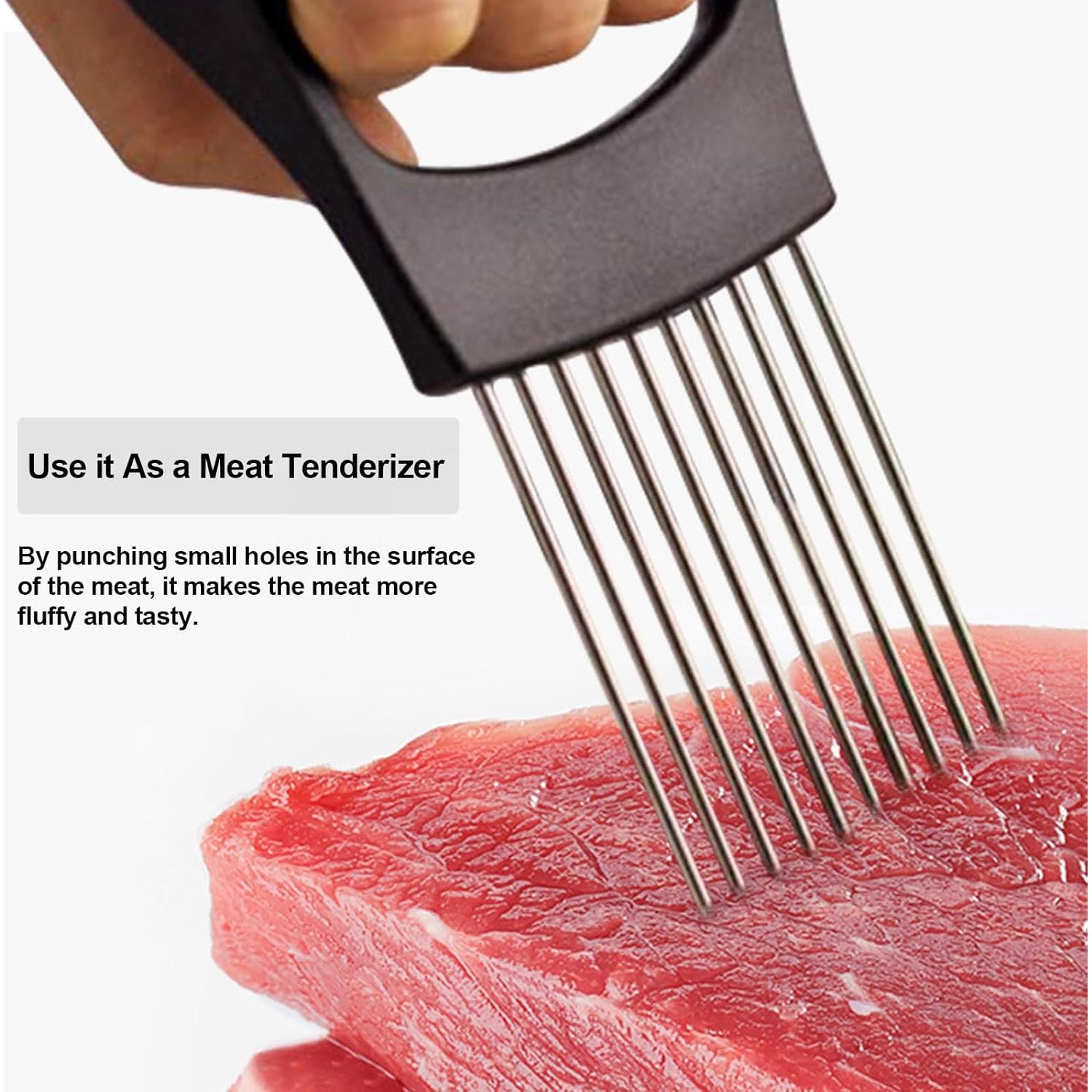 Cortador de Cebolla JAYVAR 3 Piezas Acero Inoxidable Multifuncional