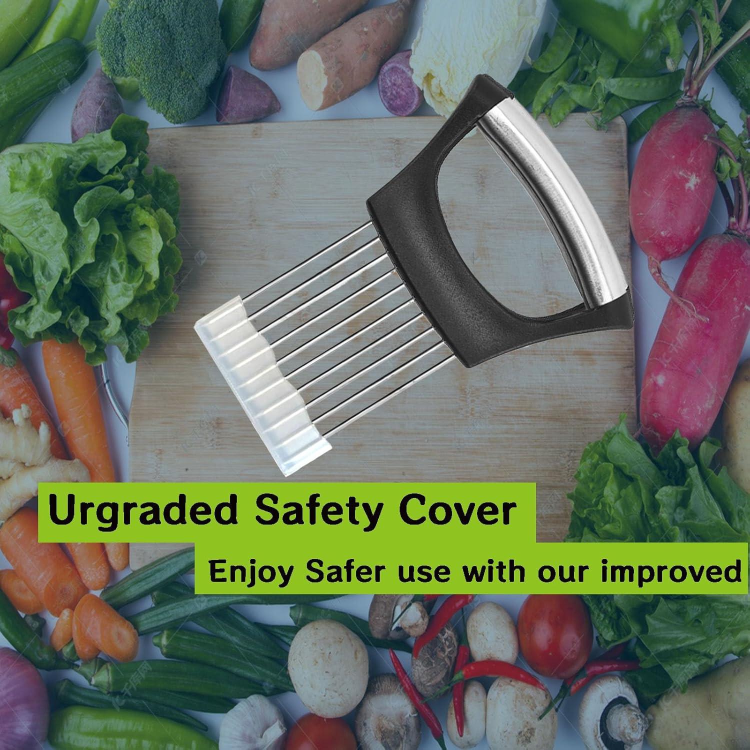 Cortador de Verduras Wonsboful con Sostenedor de Cebolla Negro