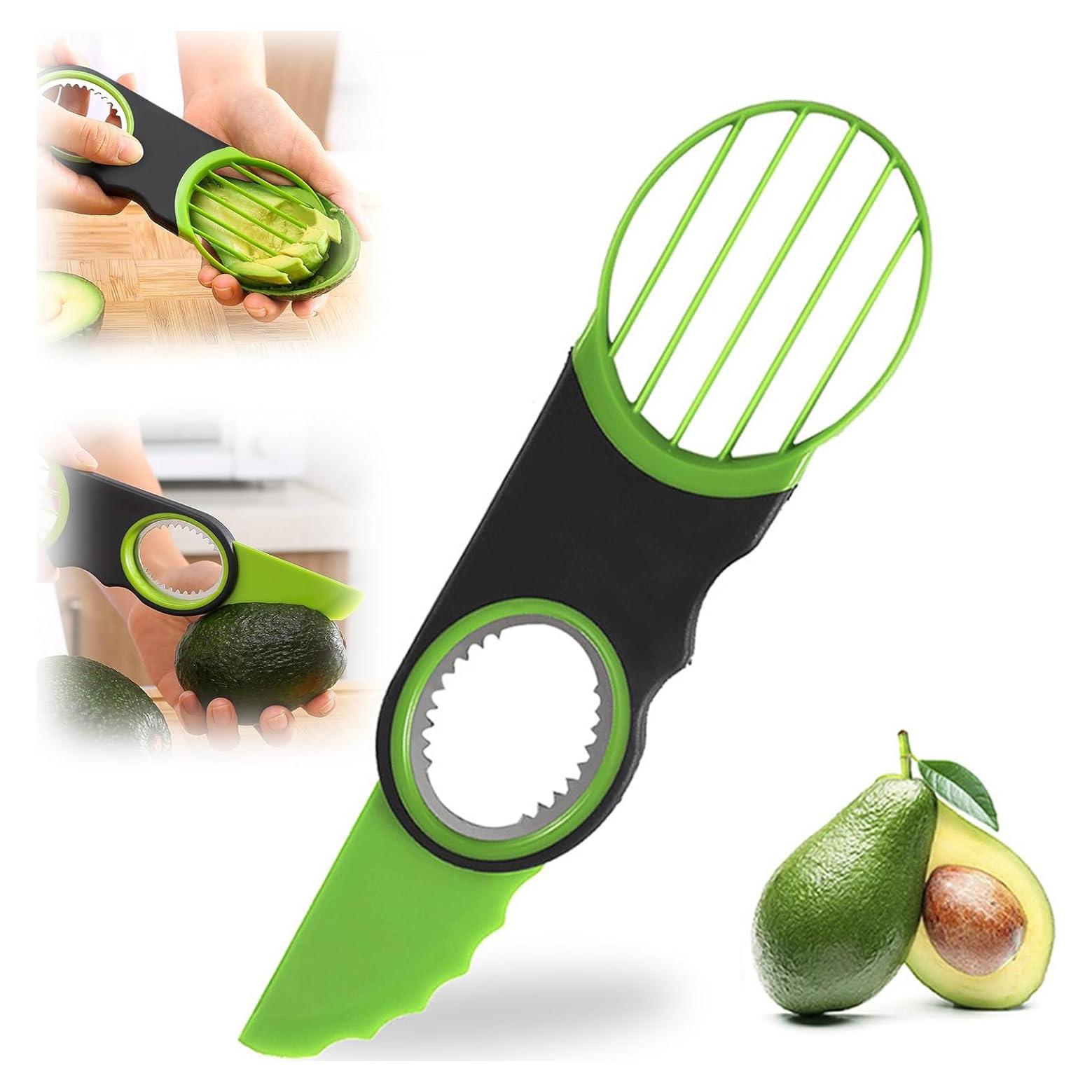 Cortador de Aguacate 3-en-1 Genérico - Ergonómico y Multifuncional