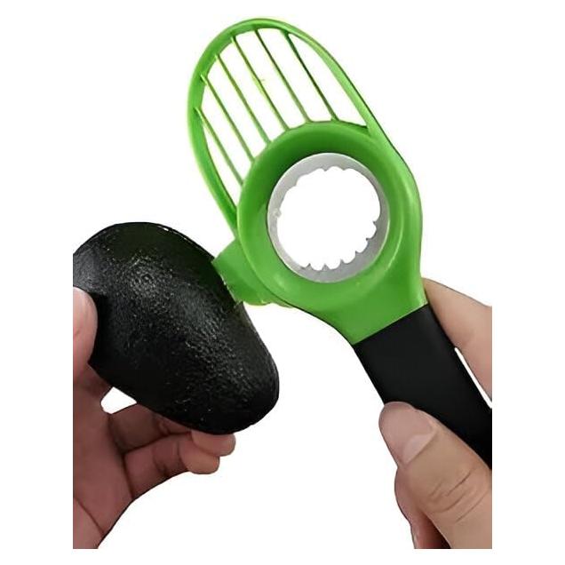 Cortador de Aguacate 3 en 1 SPRINT4DEALS - Acero Inoxidable Verde