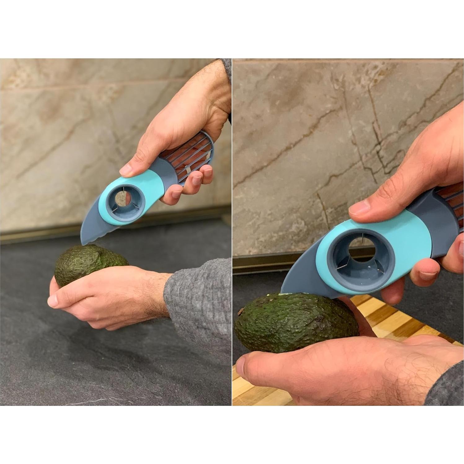 Juego de Cortadores de Aguacate Genérico 3 Piezas Multifuncional