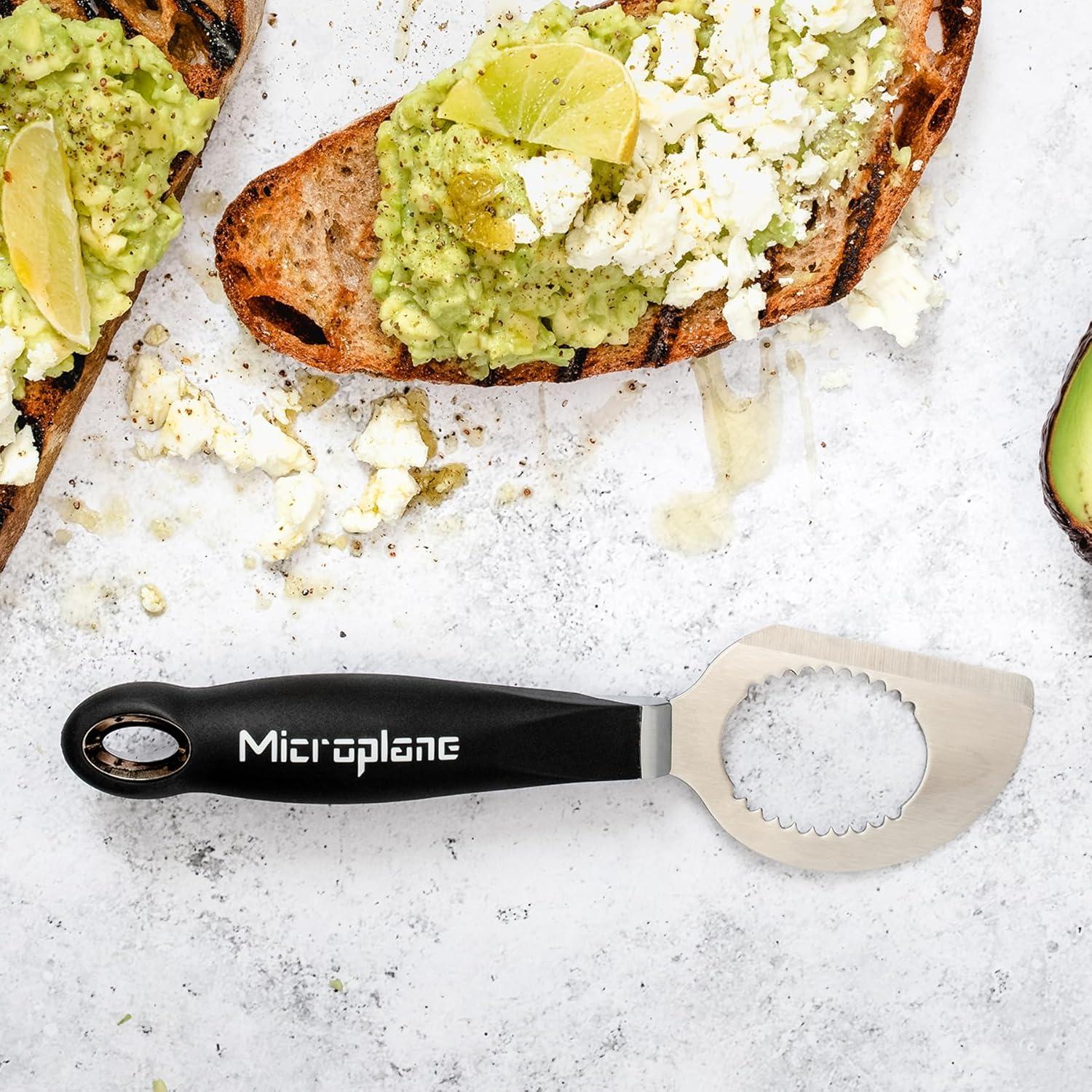 Cortador de Aguacate Microplane 3 en 1 Acero Inoxidable