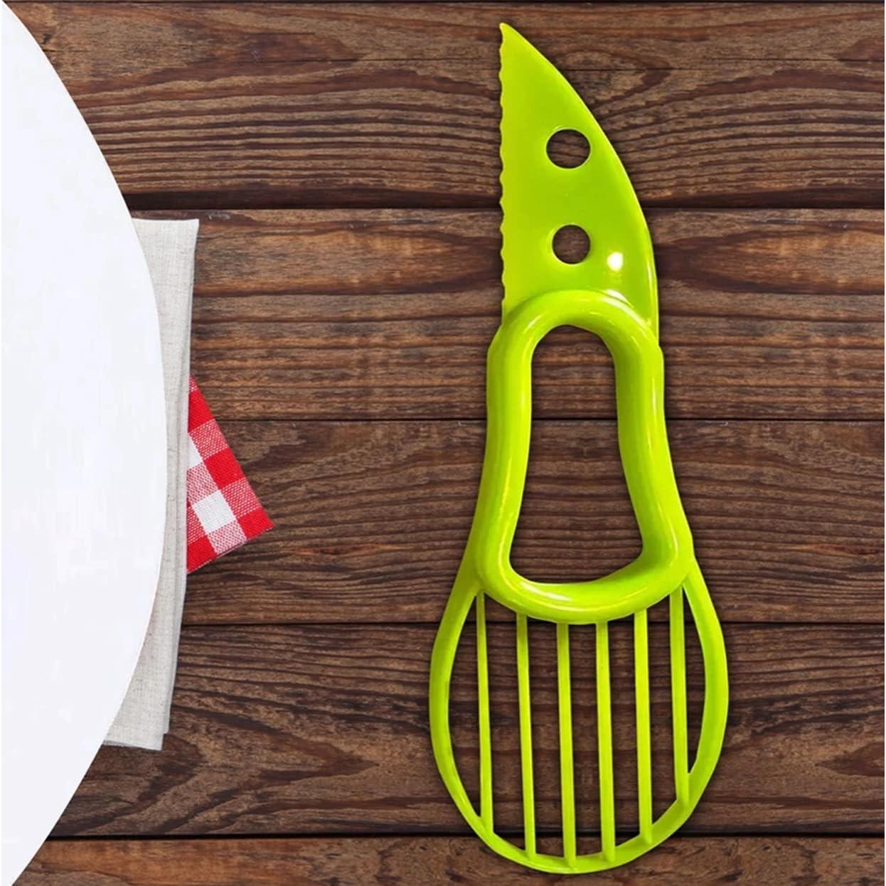 Cortador de Aguacate 3 en 1 - Herramienta Verde