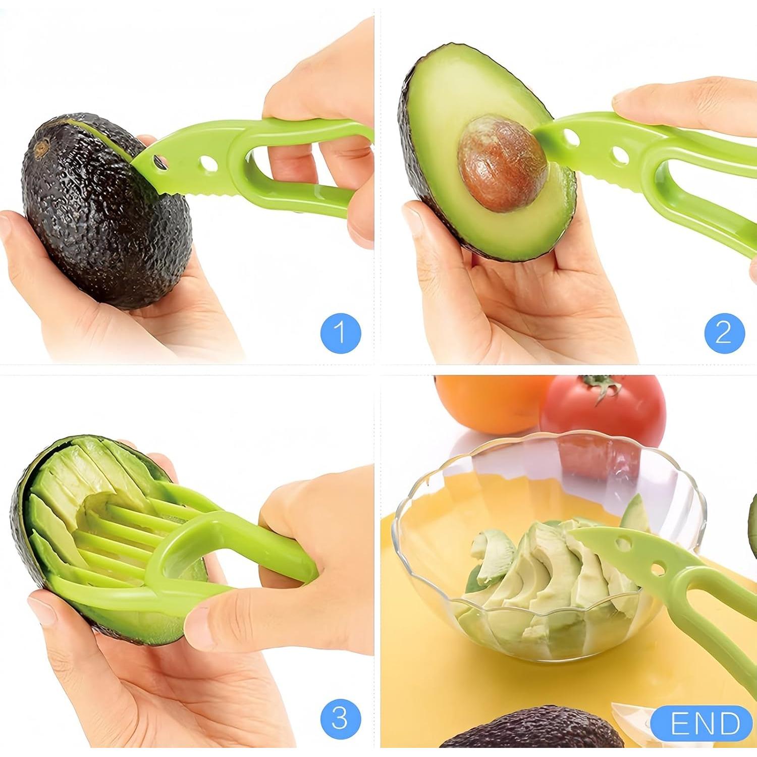 Juego de Herramientas para Frutas BCMON 4 Piezas - Descorazonador y Cortadores