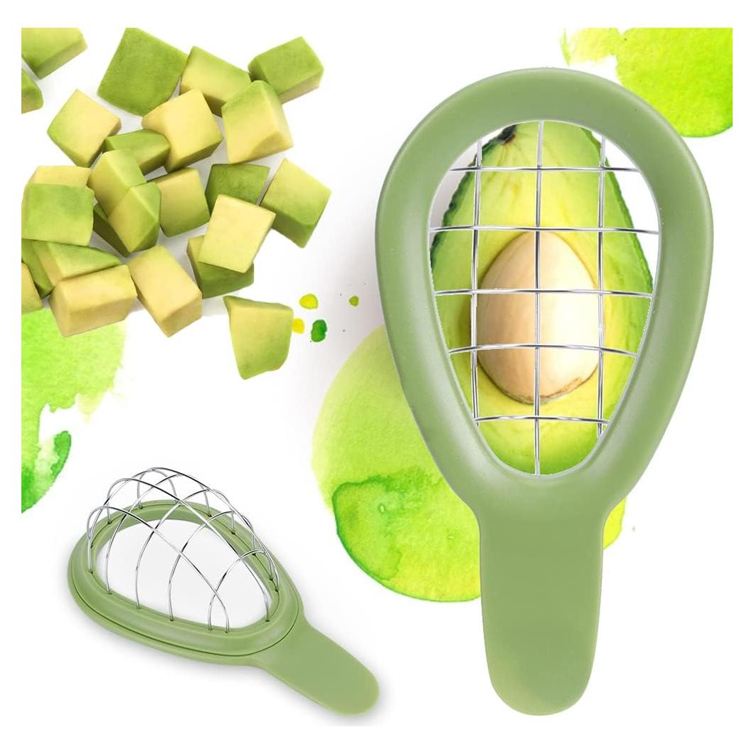 Cortador de Aguacate Watris Veiyi, Acero Inoxidable, 32g