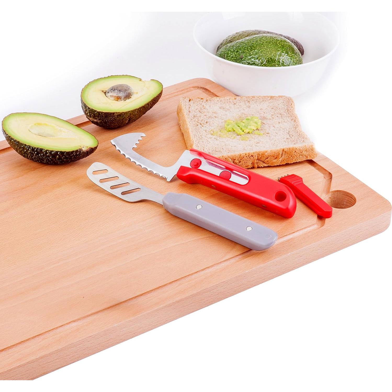 Herramienta para Aguacate Jokari 6 en 1 - Corta, Machaca y Esparce