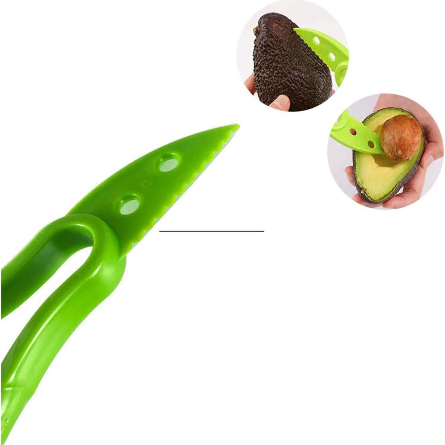 Cortador de Aguacate 3 en 1 Qishing - Utensilio Multifuncional