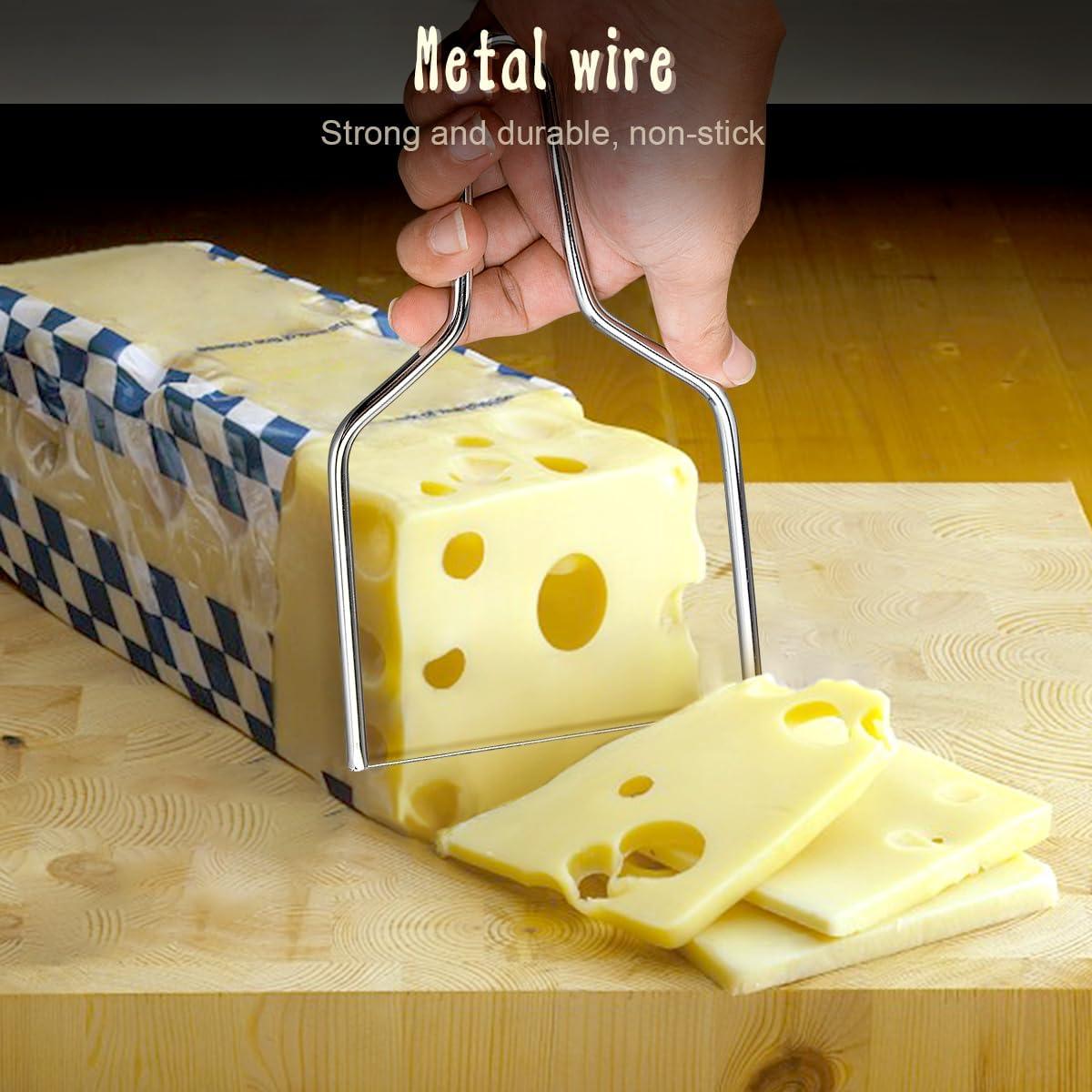 Cortador de Queso de Alambre y Cuchillo Fun Gift - Acero Inoxidable