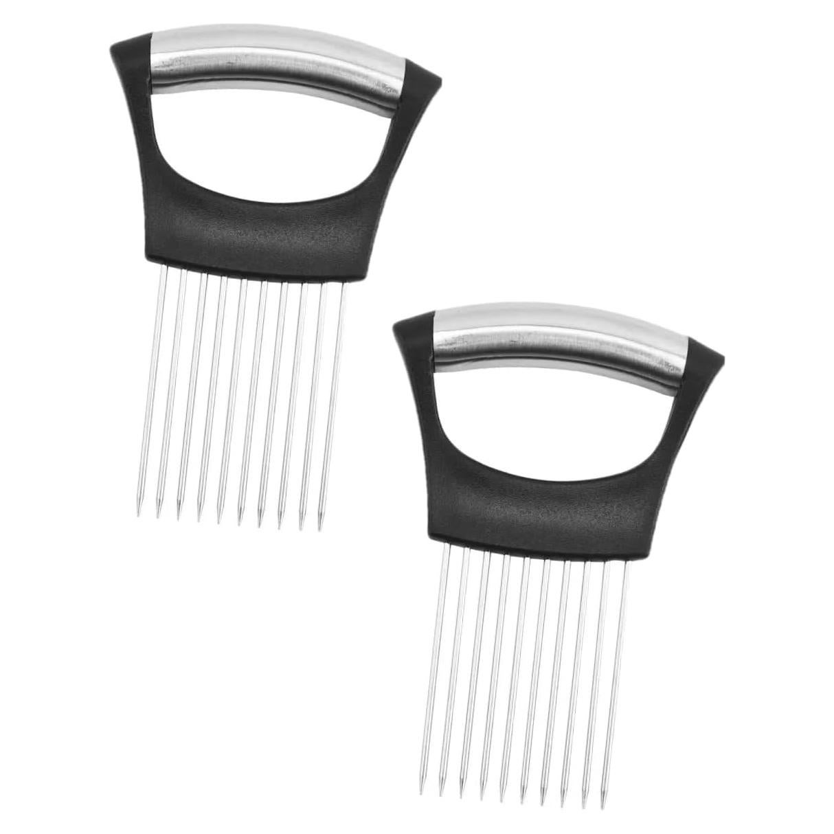 Soporte Cortador de Cebollas Acero Inoxidable HywkingGrt 2 Piezas