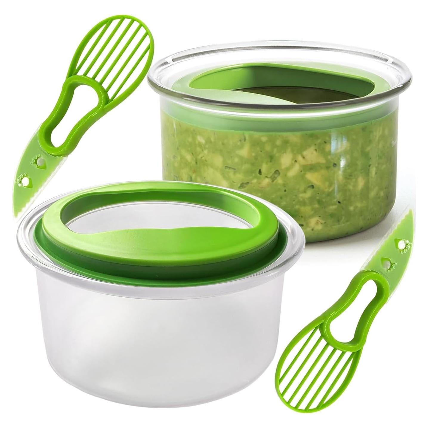 Contenedor de Guacamole 2 Piezas Kreapa con Tapa Hermética