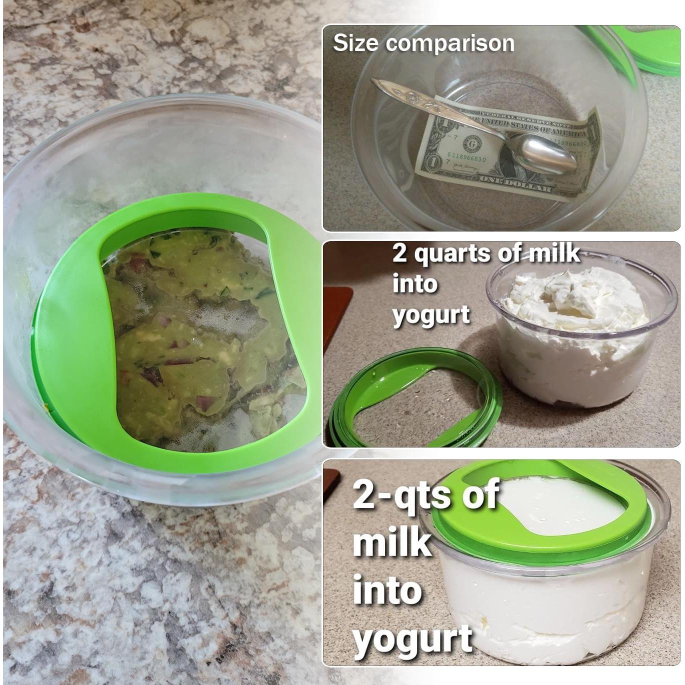 Contenedor de Guacamole 2 Piezas Kreapa con Tapa Hermética