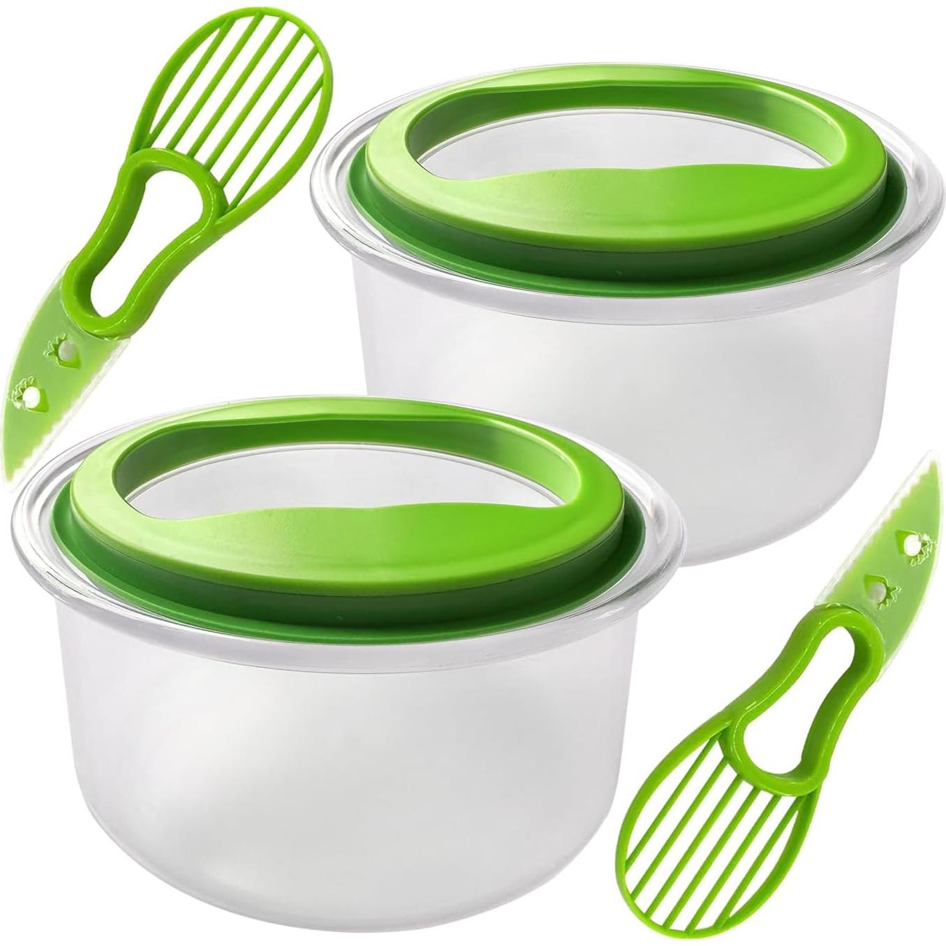 Contenedor de Guacamole 2 Piezas Kreapa con Tapa Hermética