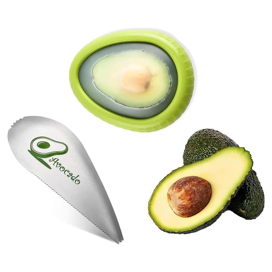 Contenedor de almacenamiento para aguacate Anpow WRC1001-2 16.5x11.4 cm