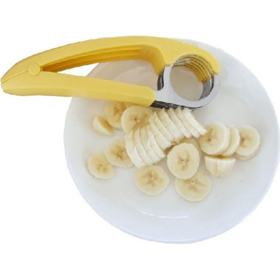 Cortador de Plátano Libloop de Acero Inoxidable Amarillo