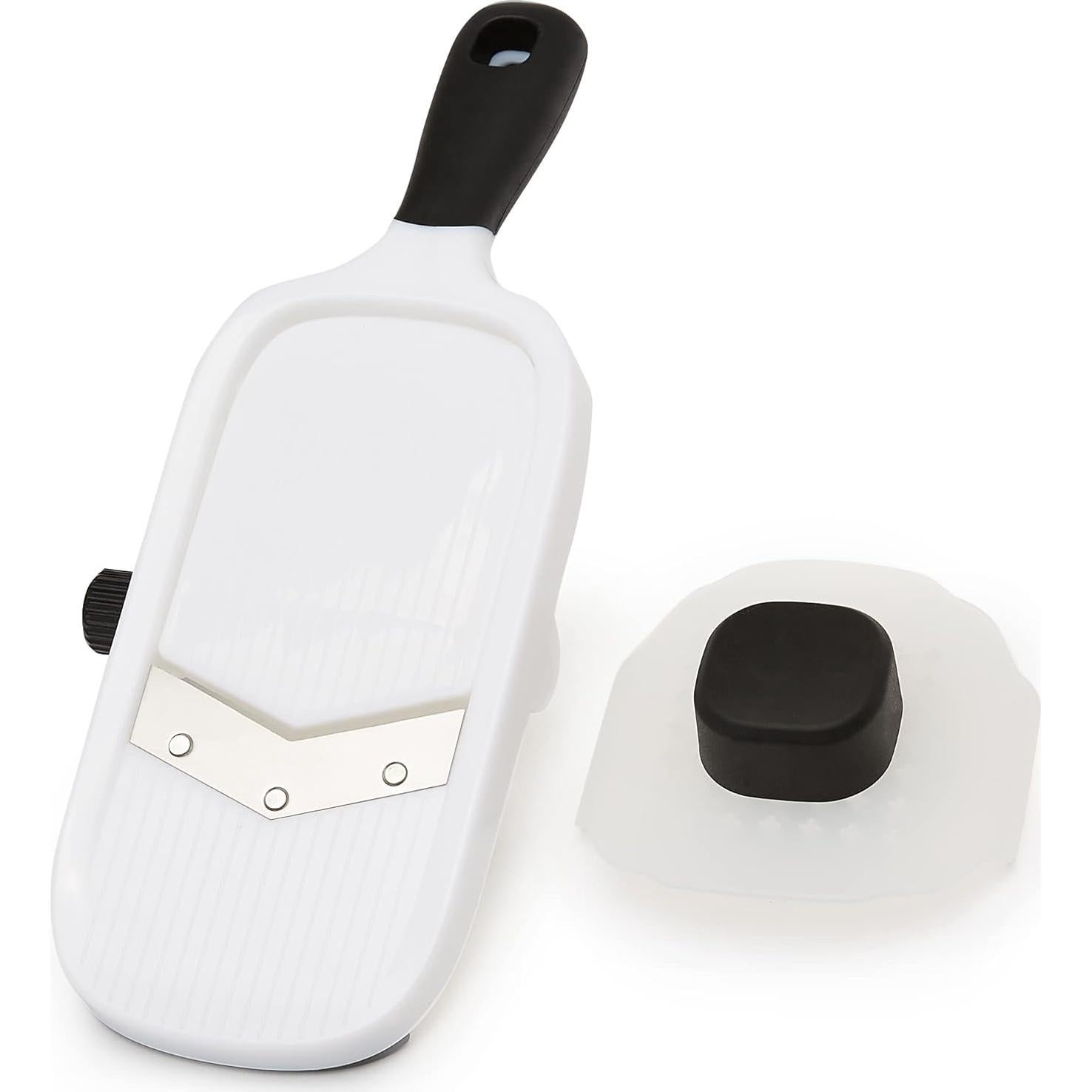 Cortador de Mandolina Manual Amazon Basics 28.7 cm Blanco