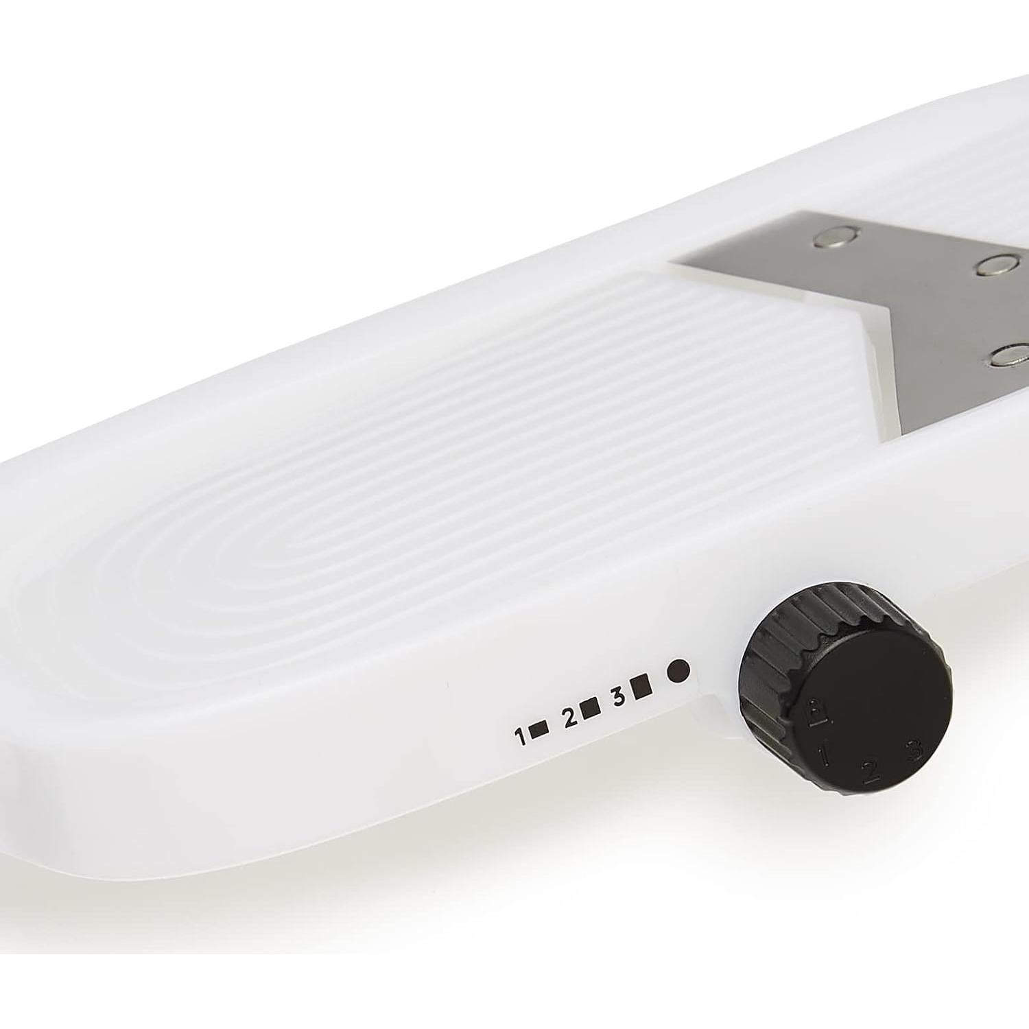 Cortador de Mandolina Manual Amazon Basics 28.7 cm Blanco