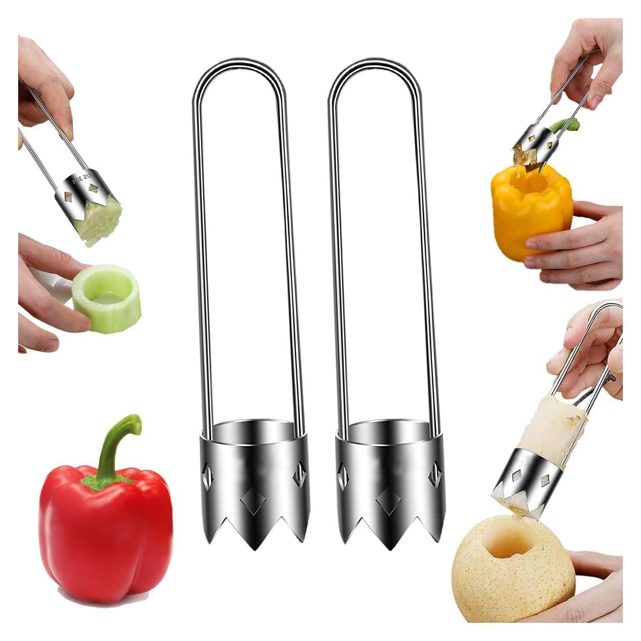 Removedor de Núcleo de Frutas y Verduras Ling Chuang 2 Pcs