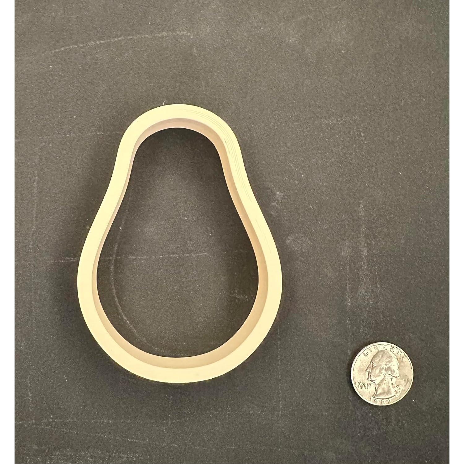 Cortador de Galletas Aguacate Persimmon West 10.16x7.62 cm