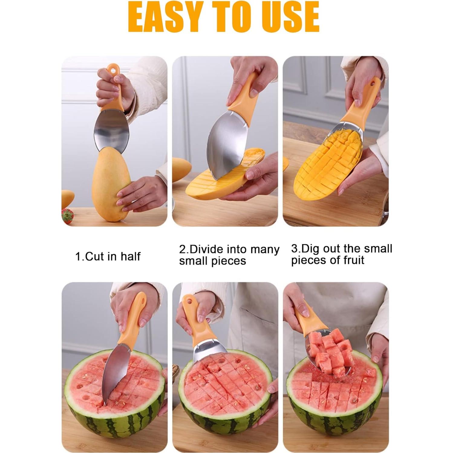 Cortador de Frutas Fammom Multifuncional Acero Inoxidable