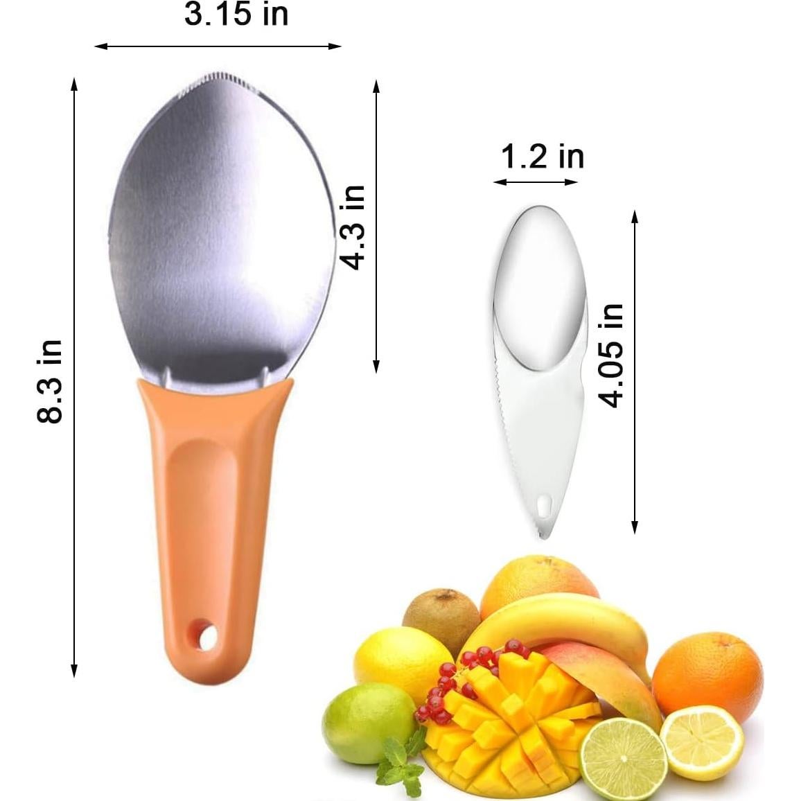 Cortador de Frutas Fammom Multifuncional Acero Inoxidable