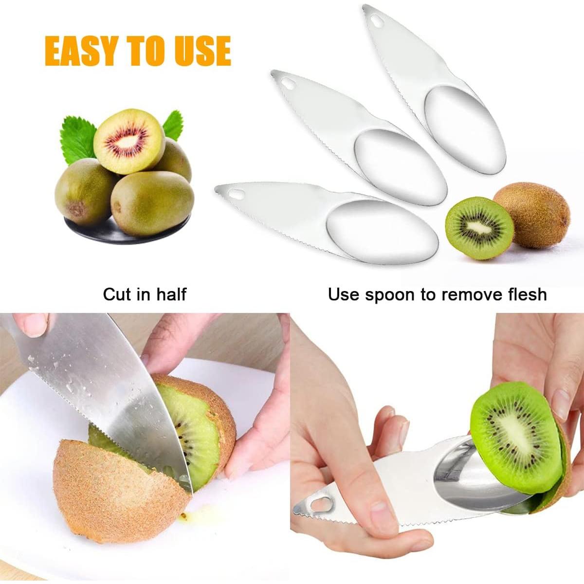 Cortador de Frutas Fammom Multifuncional Acero Inoxidable