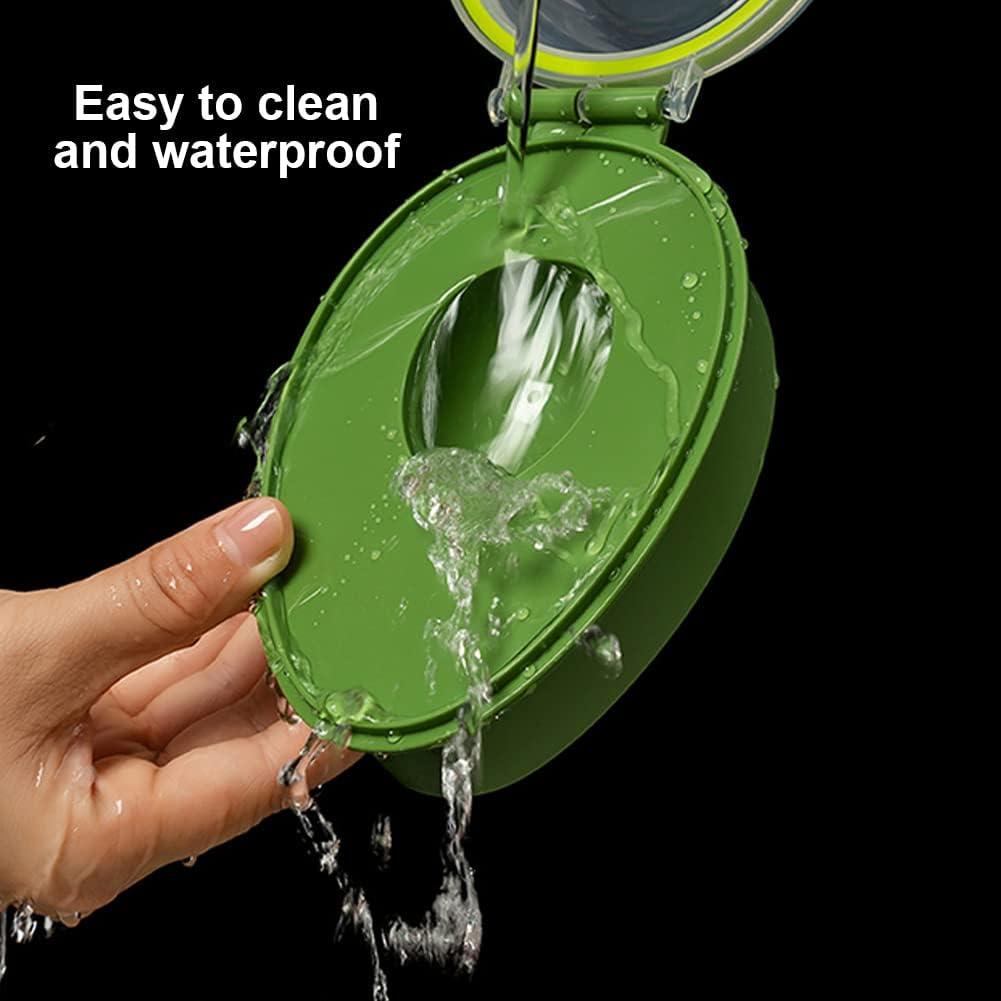 Contenedor para Aguacate EKDJKK 15.3x11x8 cm Reutilizable Verde