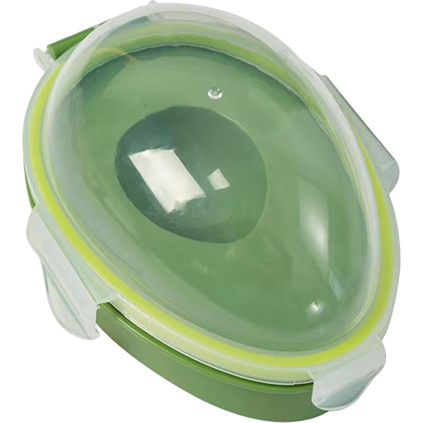 Contenedor para Aguacate EKDJKK 15.3x11x8 cm Reutilizable Verde