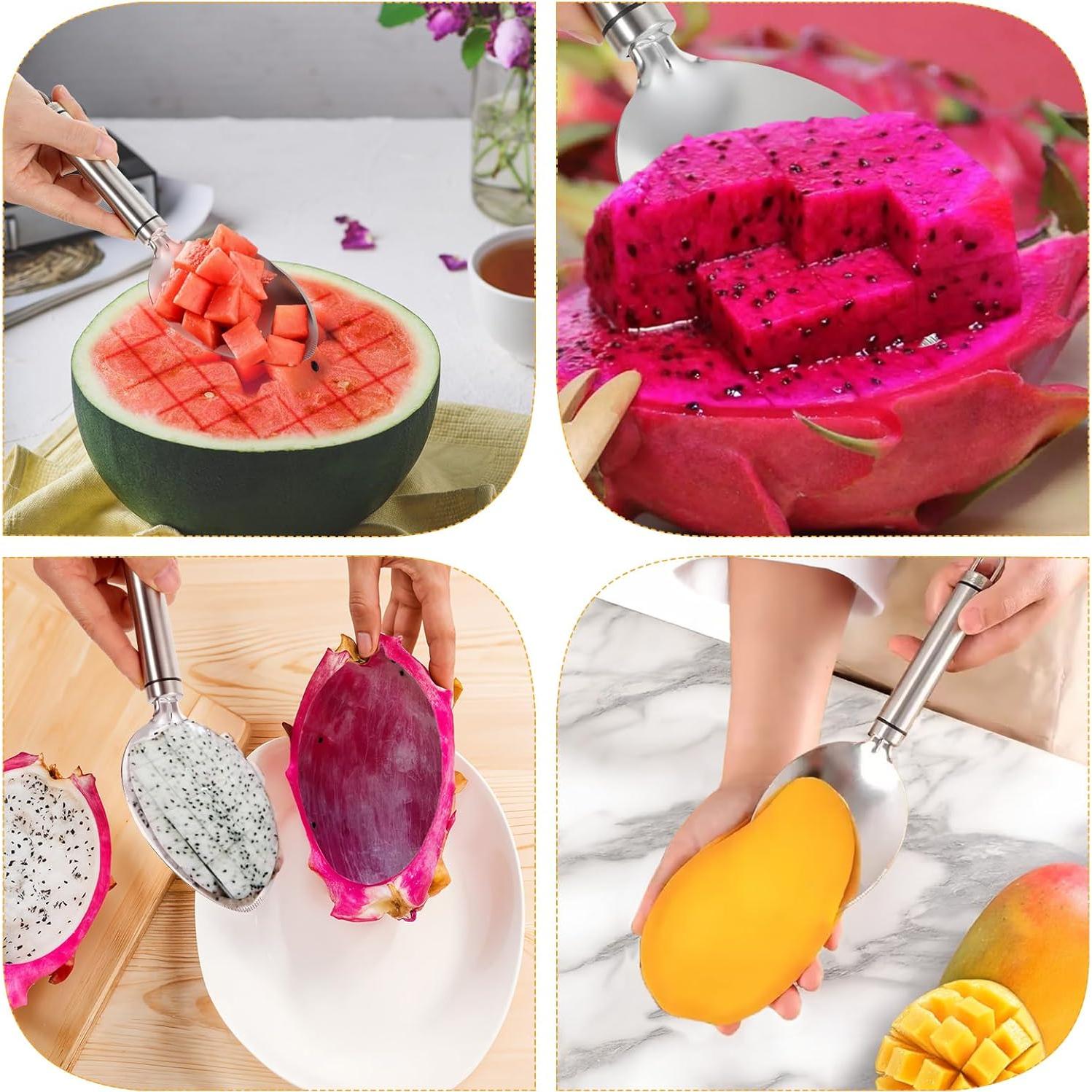 Cortador de Mangos CIATBYYJ de Acero Inoxidable 27x14cm