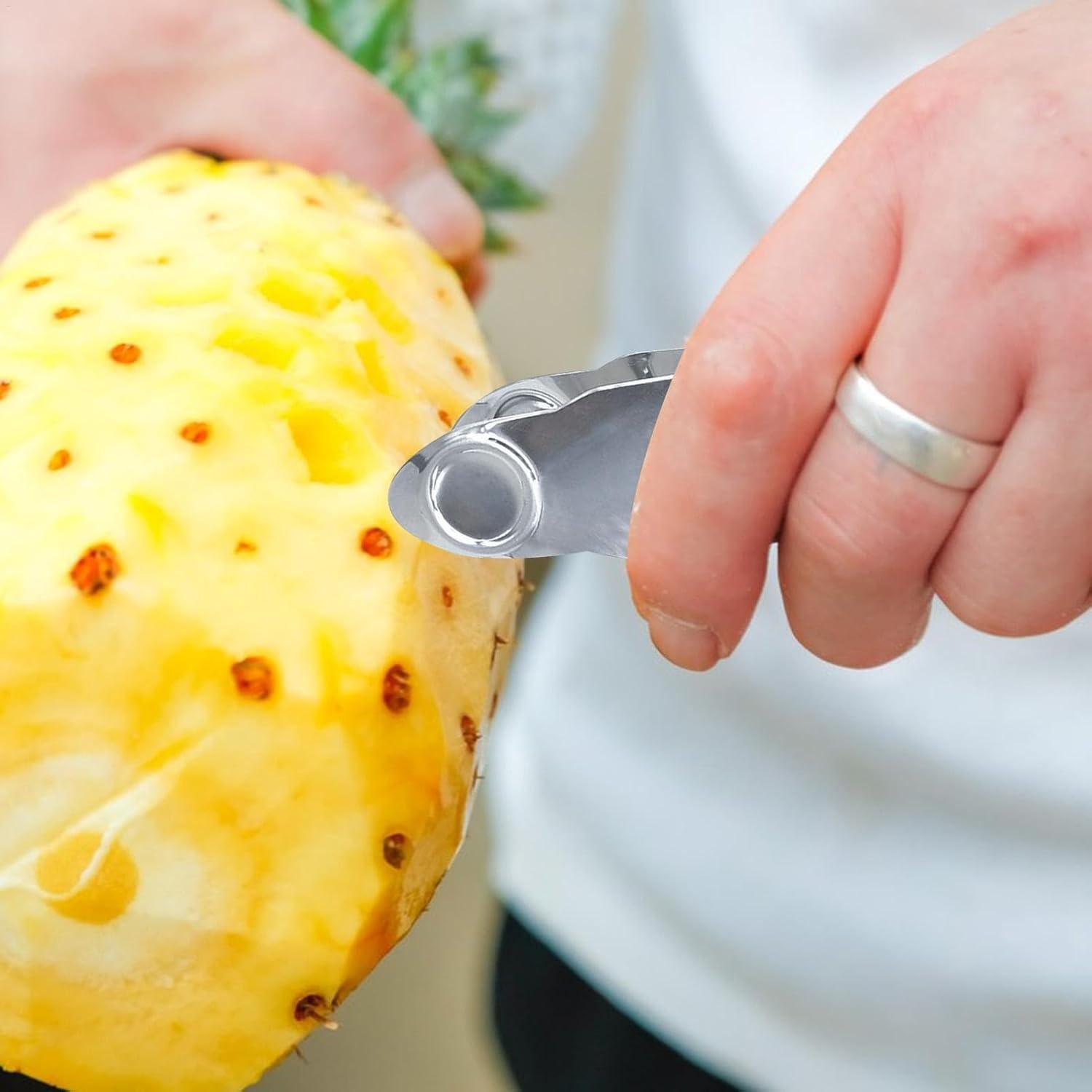 Stainless Steel Strawberry Huller - Fruit Stem Remover Picker - Manual Fruit Corer Tool - Picker Peeler Tweezers Kitchen Gadgets - Kitchen Gadgets For Strawberry Cherry Tomato Fruit