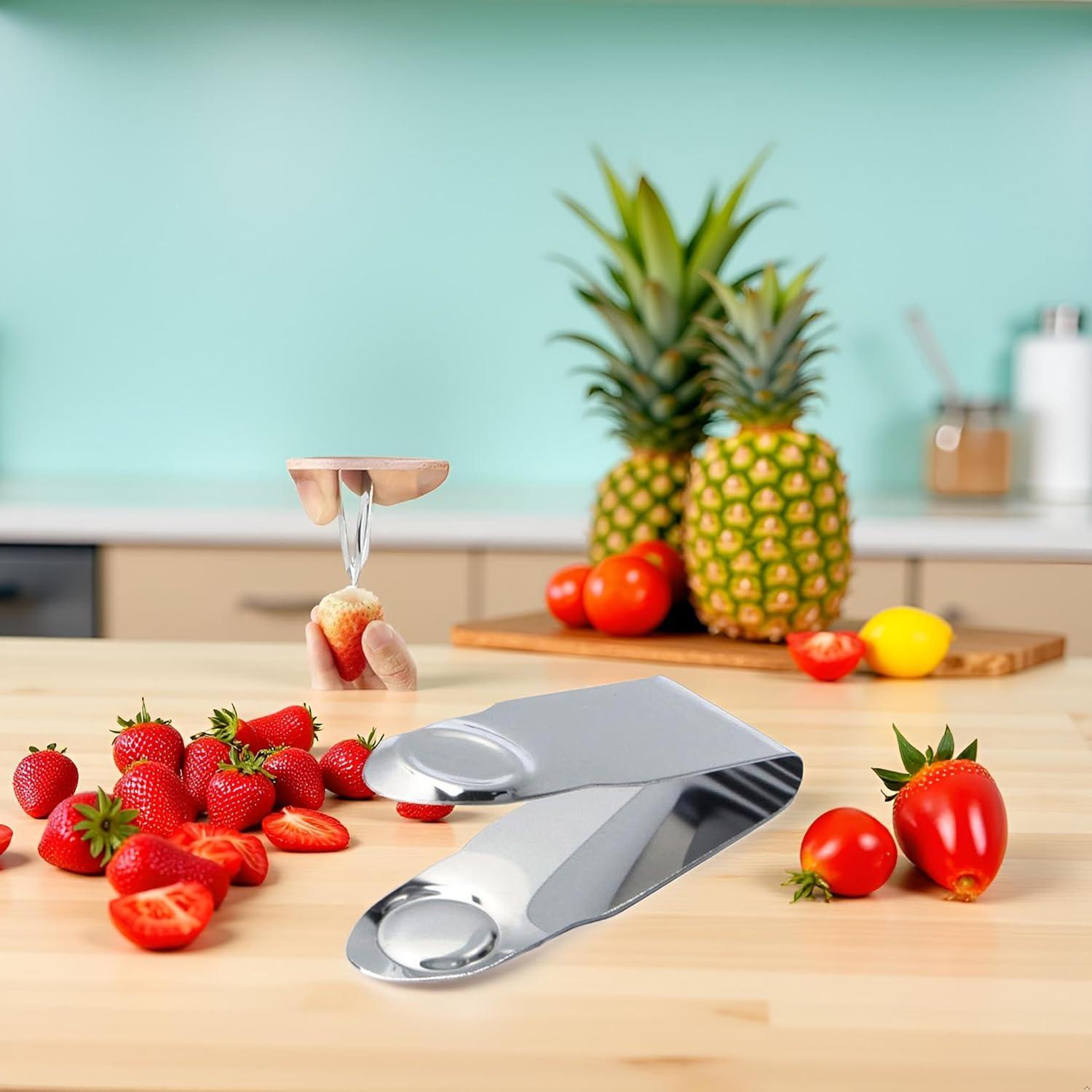 Removedor de Tallos de Fresa ZhangyiHot Acero Inoxidable